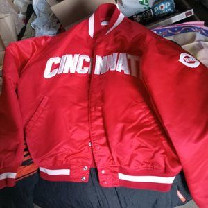 Cincinatti Reds MLB Bomber Starter Diamond Collection Jacket-XL